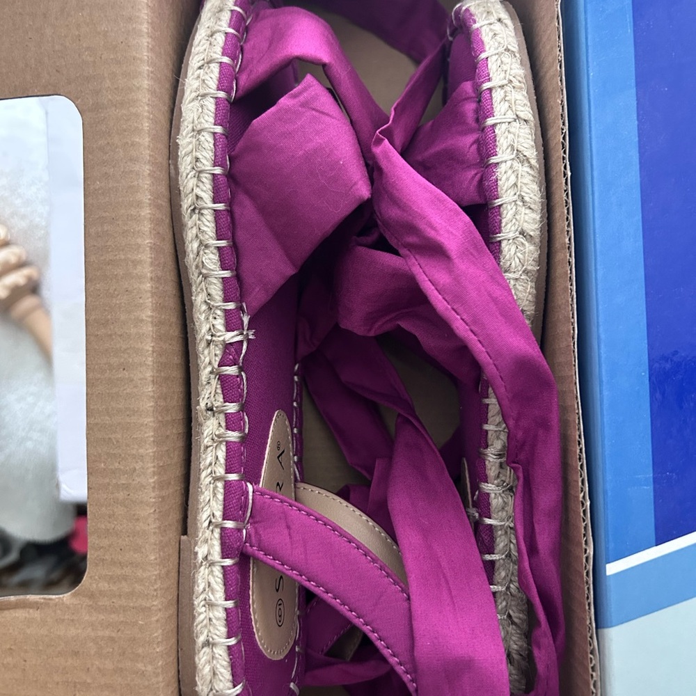 Women's Pink Espadrille Sandals